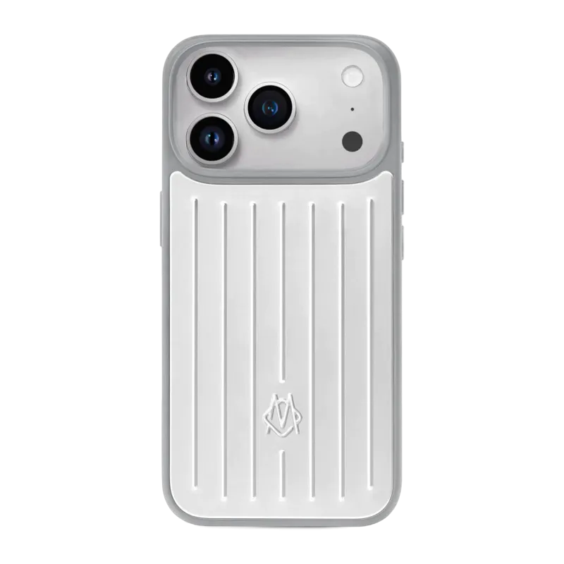 Silver Case for iPhone 18 Pro Max by RIMOWA
