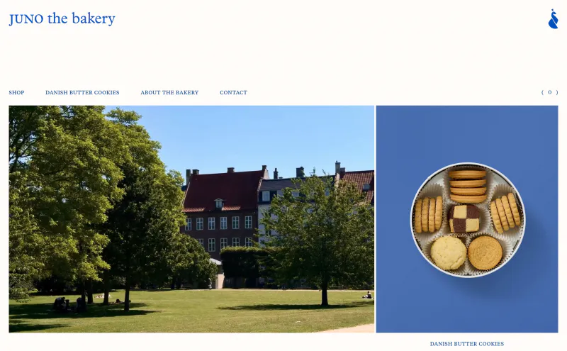 JUNO the bakery website